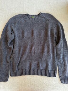 Timberland Men's Charcoal Gray Crewneck Sweater